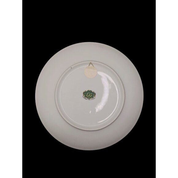 Porcelaine LG Limoges Hand Painted Decorative Plate With Children & Dog Design - Picture 6 of 7